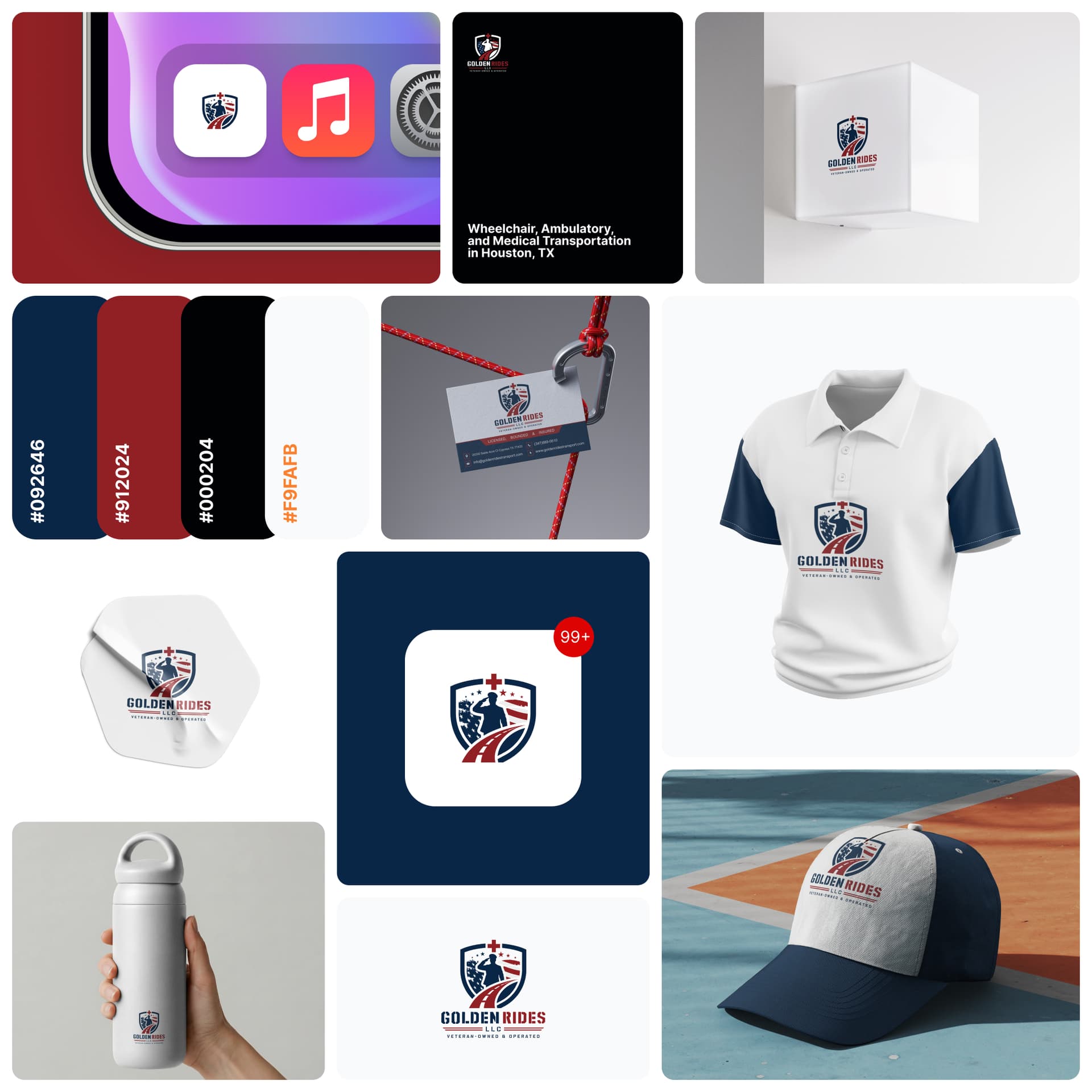 NEMT graphic design and marketing materials — MedFlow Digital